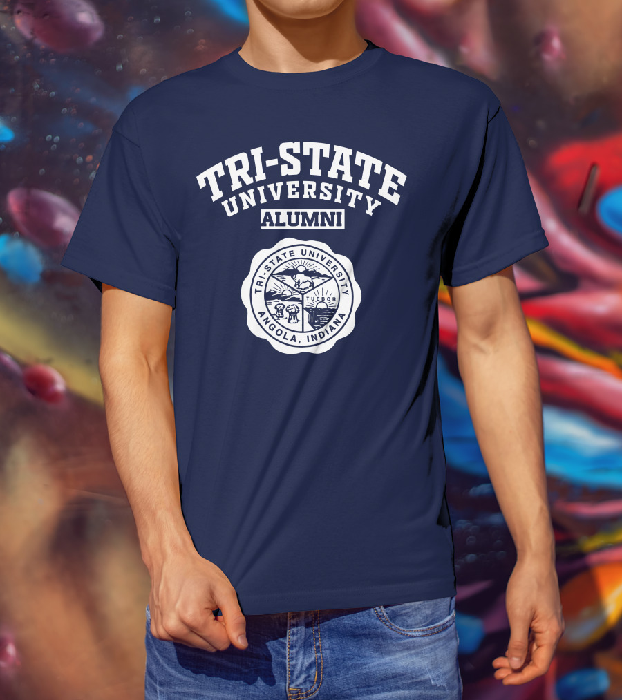 Tri-State University Alumni Angola Indiana Tuebor T-Shirt