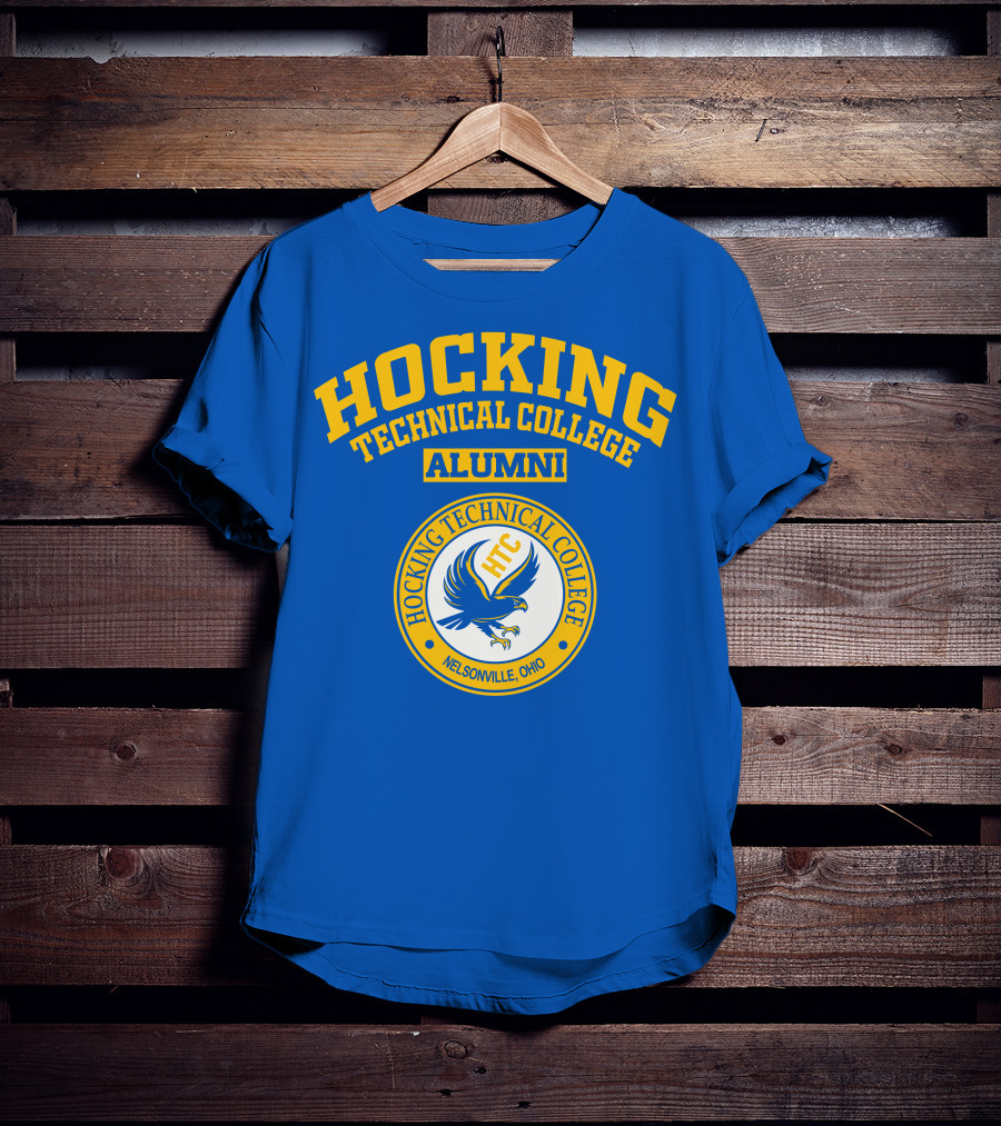 Hocking Technical College Alumni Nelsonville Ohio HTC Eagle T-Shirt