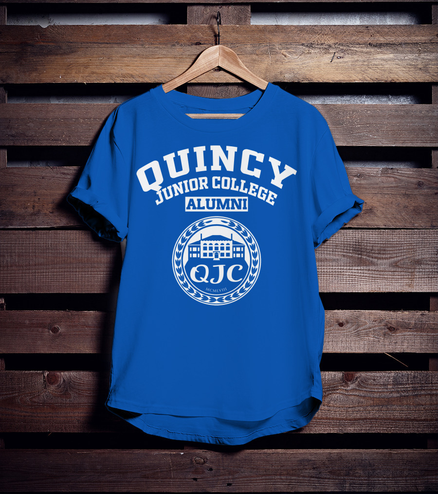 Quincy Junior College Alumni QJC MCMLVIII T-Shirt