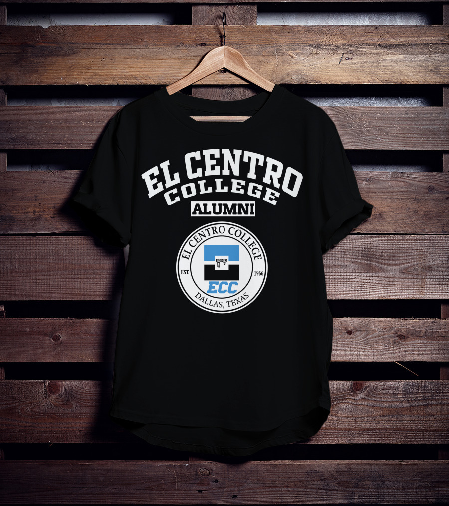 El Centro College Alumni ECC Dallas Texas Est 1966 T-Shirt
