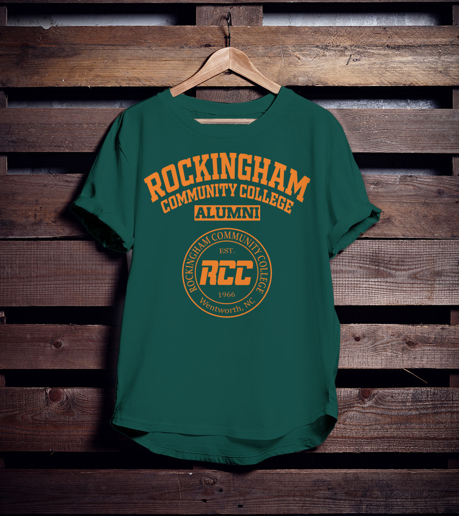 Rockingham Community College Alumni RCC Wentworth NC Est. 1966 T-Shirt