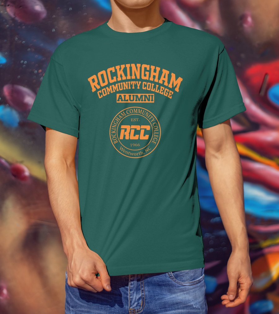 Rockingham Community College Alumni RCC Wentworth NC Est. 1966 T-Shirt