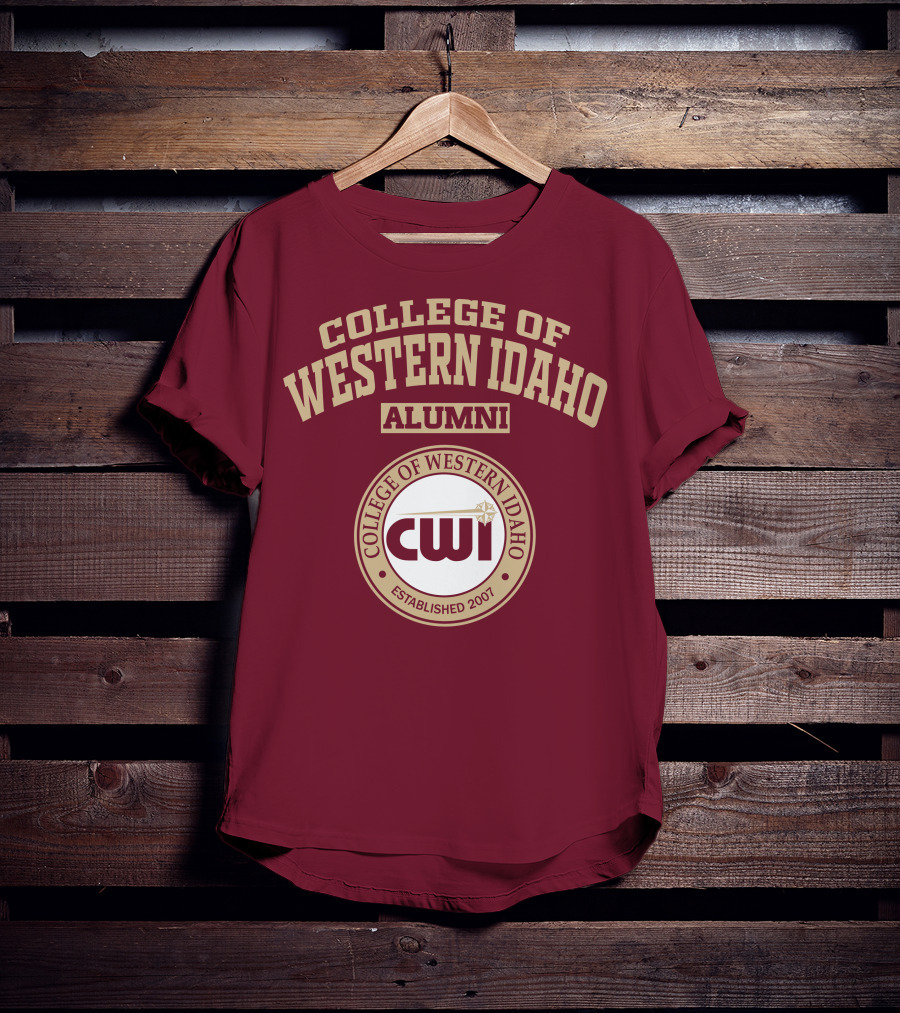 College Of Western Idaho Alumni Established 2007 CWI T-Shirt