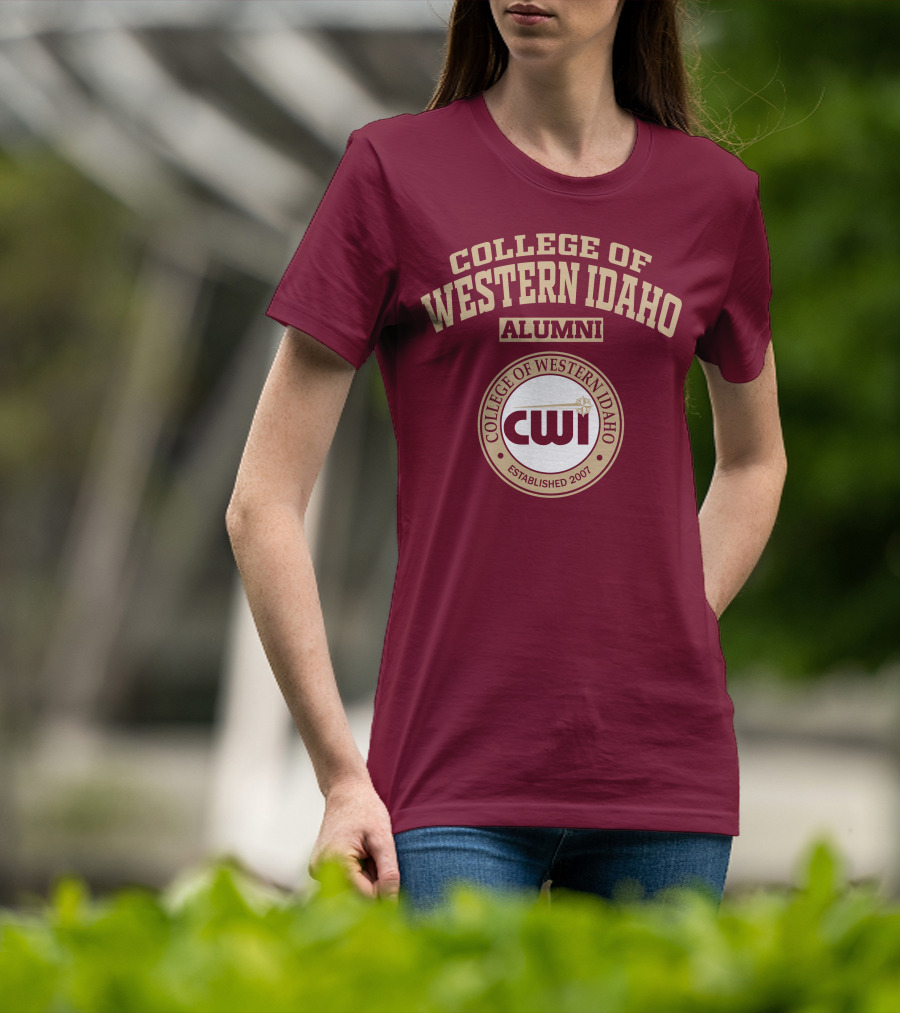College Of Western Idaho Alumni Established 2007 CWI T-Shirt