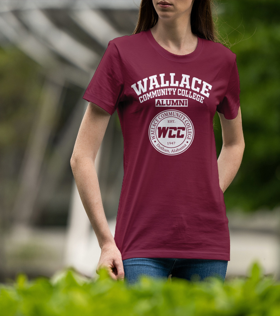 Wallace Community College Alumni WCC Dothan Alabama Est 1947 T-Shirt