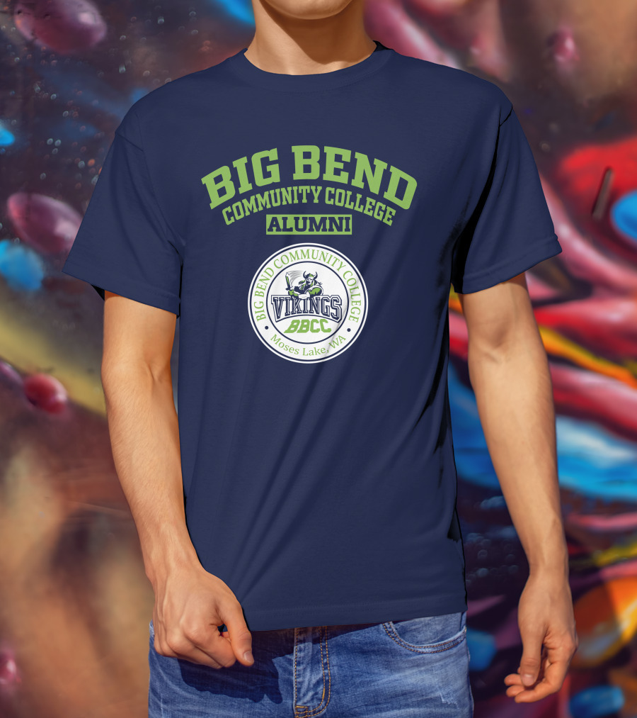 Big Bend Community College Alumni Vikings BBCC Moses Lake WA T-Shirt