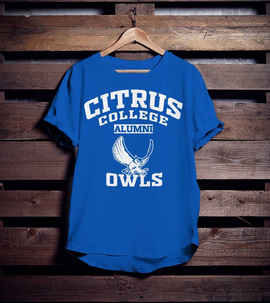 Citrus College Alumni Owls Blue T-Shirt