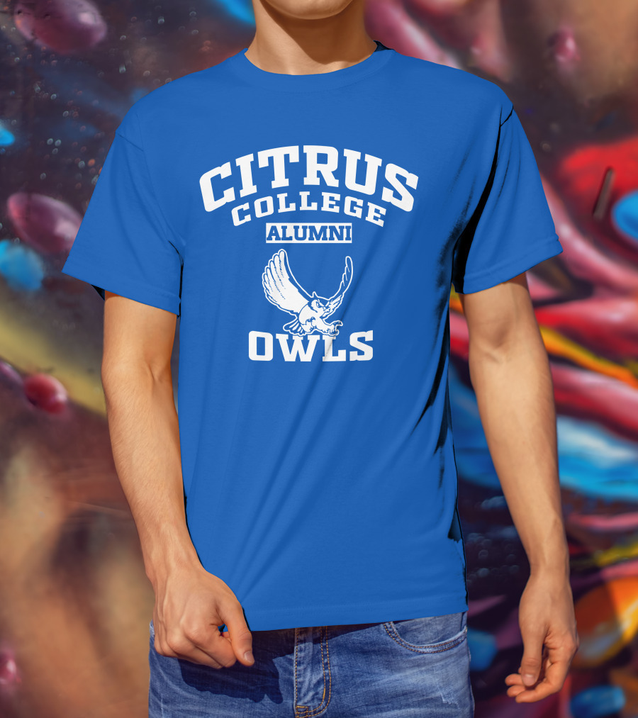 Citrus College Alumni Owls Blue T-Shirt