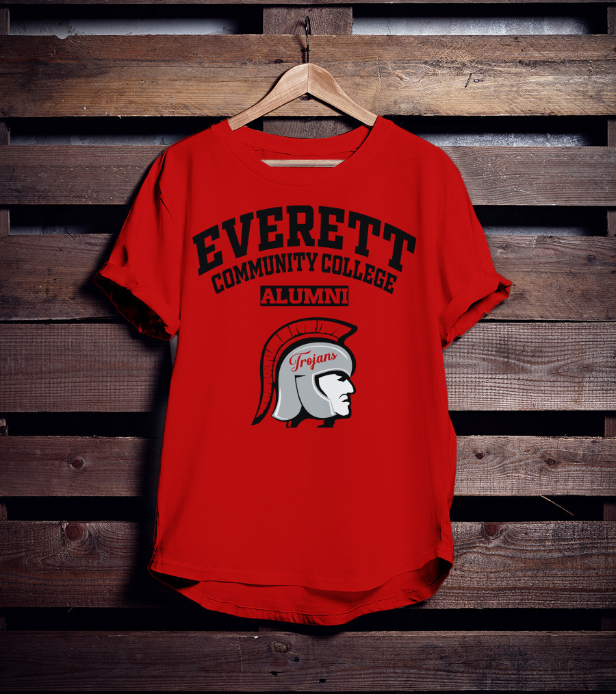 Everett Community College Alumni Trojans T-Shirt