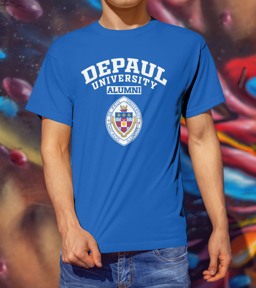 DePaul University Alumni Chicago Illinois Crest T-Shirt