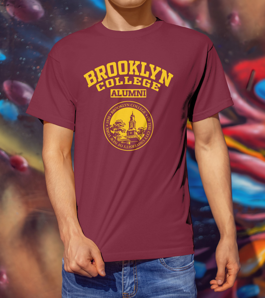 Brooklyn College Alumni 1930 Seal University Of The City Of New York T-Shirt
