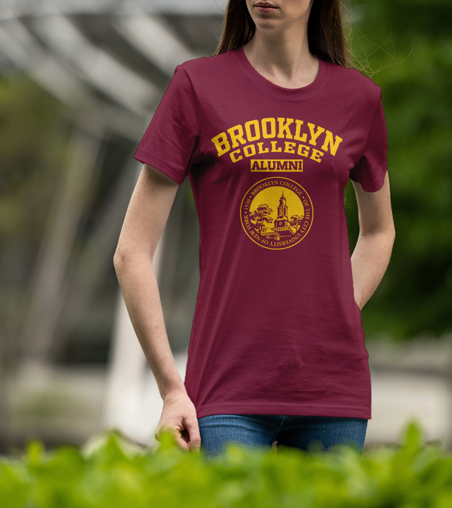 Brooklyn College Alumni 1930 Seal University Of The City Of New York T-Shirt