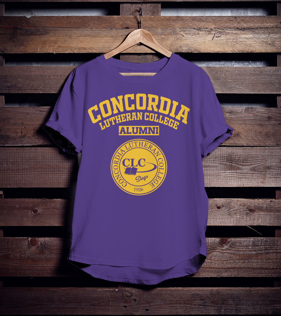 CONCORDIA LUTHERAN COLLEGE ALUMNI CLC STAGS 1926 T-Shirt
