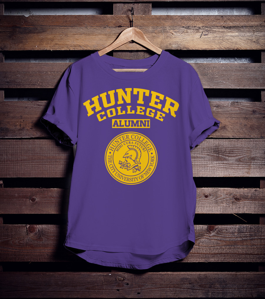 Hunter College Alumni Mihi Cura Futuri Seal The City University Of New York T-Shirt