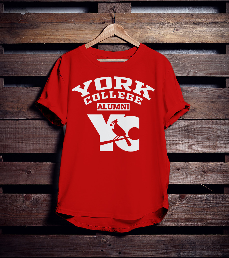 York College Alumni YC Cardinal T-Shirt