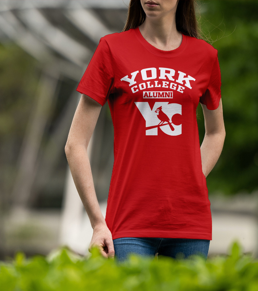 York College Alumni YC Cardinal T-Shirt