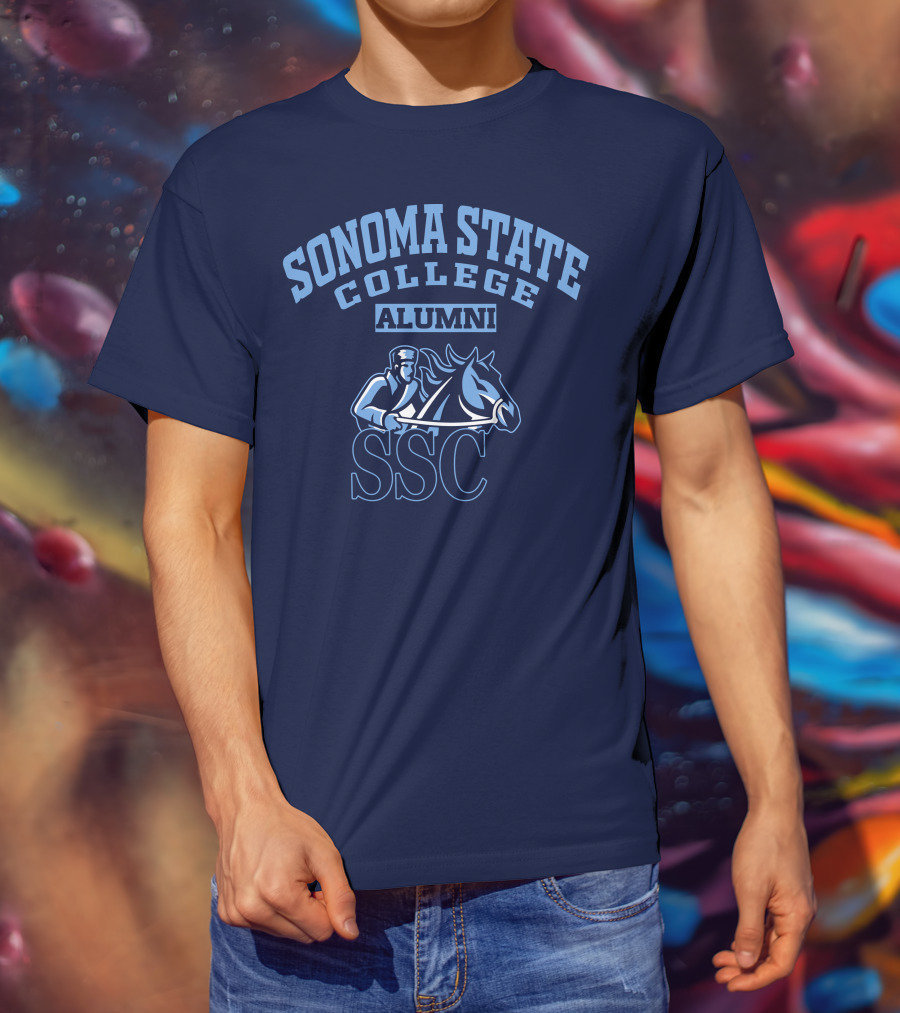 Sonoma State College Alumni SSC Horseman T-Shirt