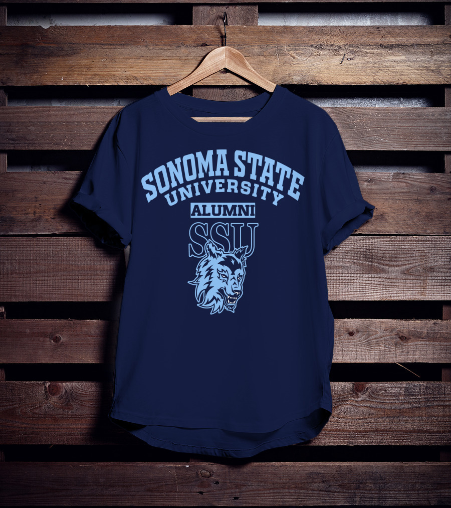 Sonoma State University Alumni SSU Wolf T-Shirt