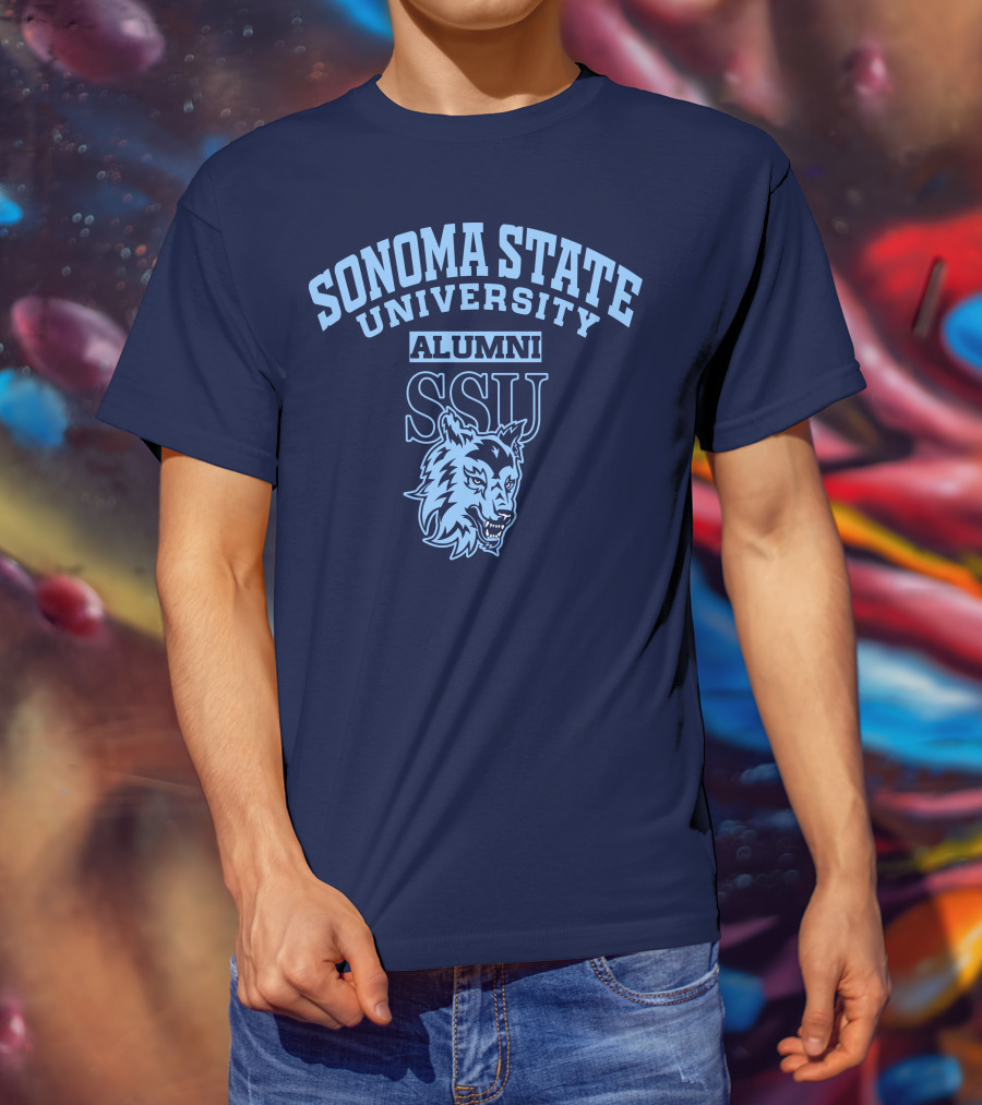 Sonoma State University Alumni SSU Wolf T-Shirt
