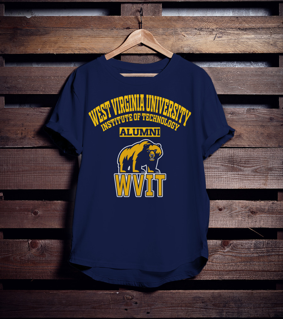 West Virginia University Institute Of Technology Alumni WVIT Bear T-Shirt