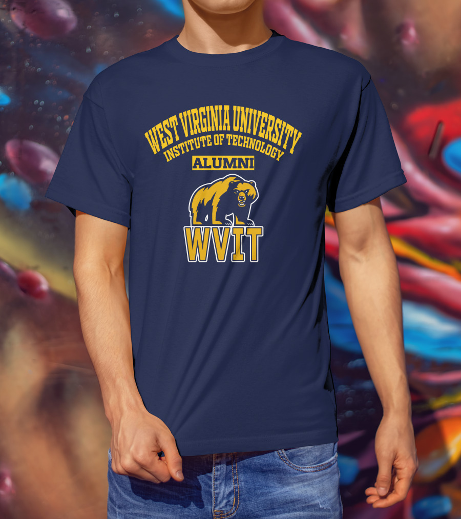 West Virginia University Institute Of Technology Alumni WVIT Bear T-Shirt