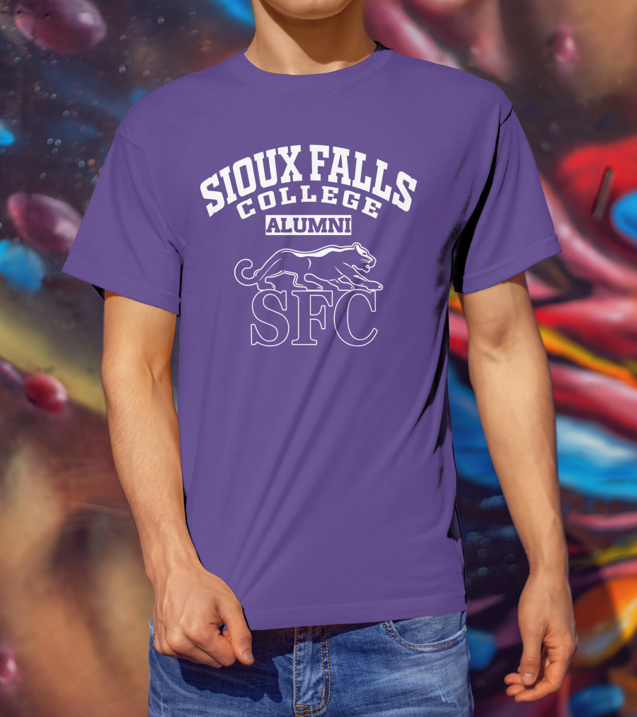 Sioux Falls College Alumni SFC Panther Purple T-Shirt