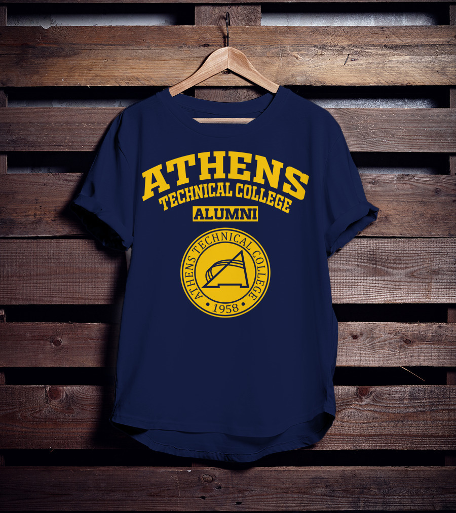 Athens Technical College Alumni 1958 Emblem T-Shirt