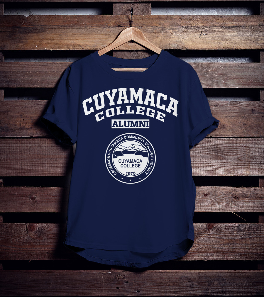 Cuyamaca College Alumni Grossmont-Cuyamaca Community College District 1978 T-Shirt