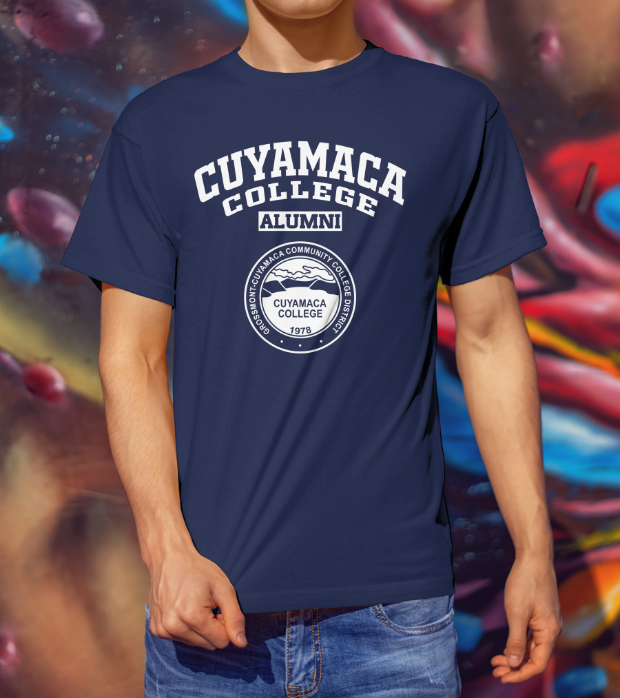 Cuyamaca College Alumni Grossmont-Cuyamaca Community College District 1978 T-Shirt