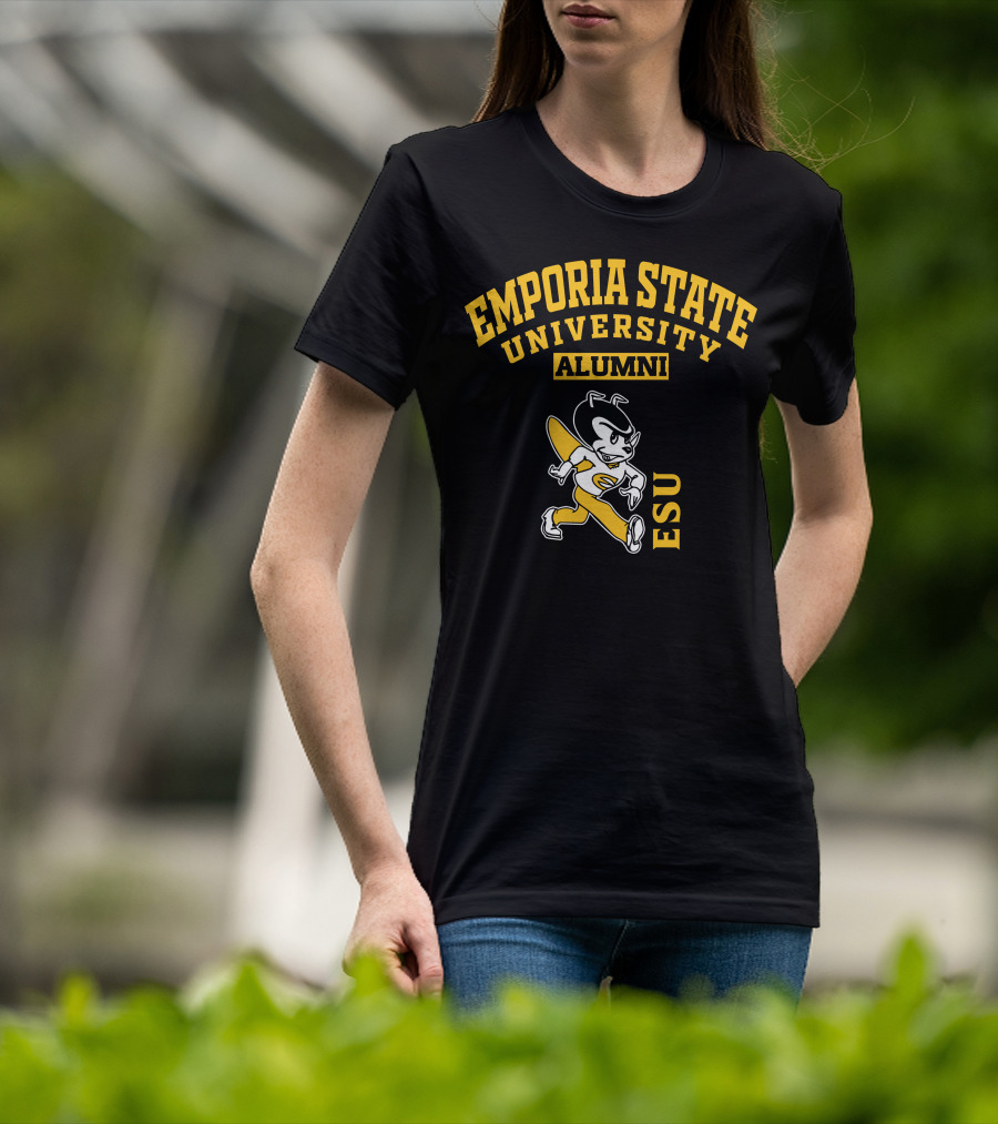 Emporia State University Alumni ESU Vintage Mascot T-Shirt