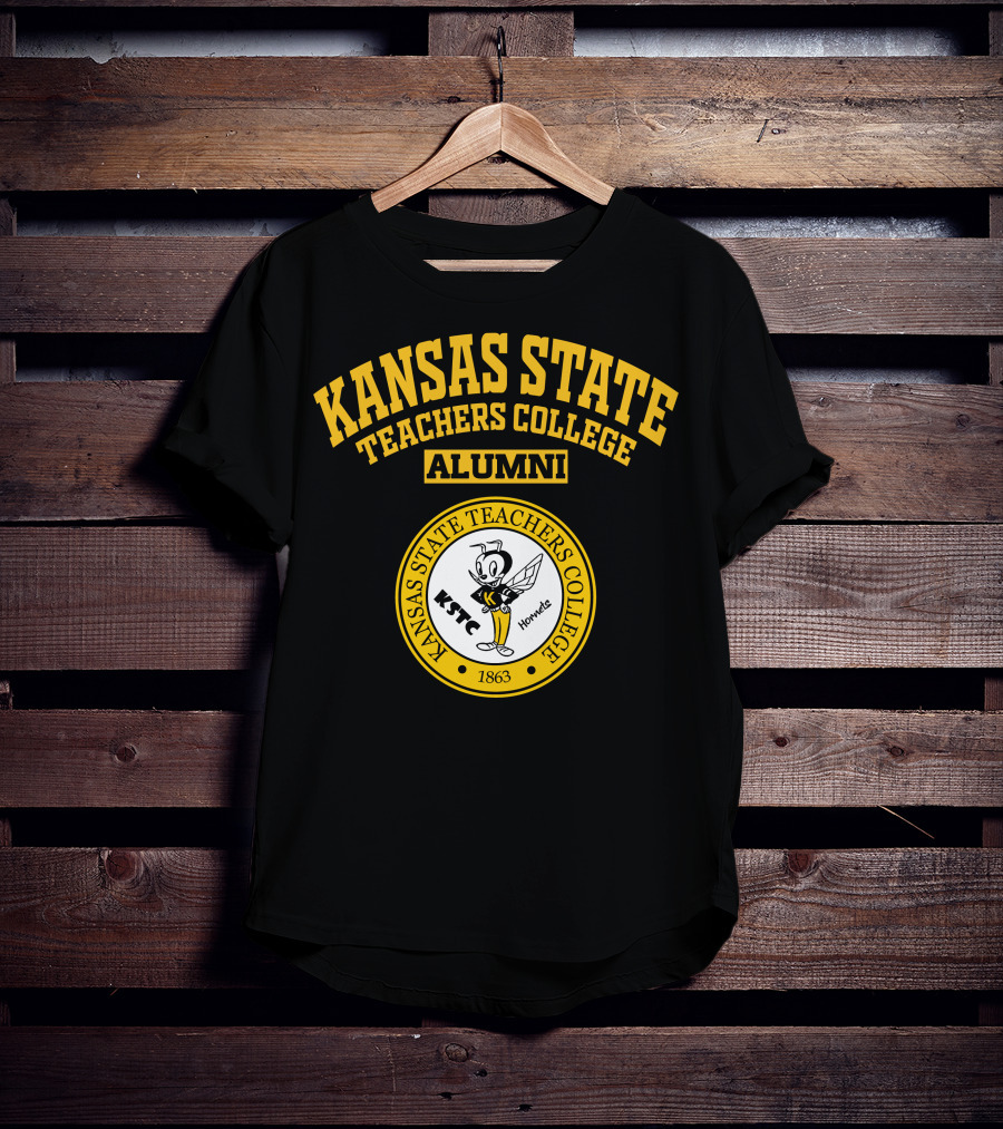 Kansas State Teachers College Alumni 1863 KSTC Hornet T-Shirt