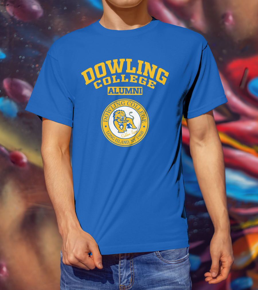 Dowling College Alumni Golden Lions Long Island NY 1968 T-Shirt