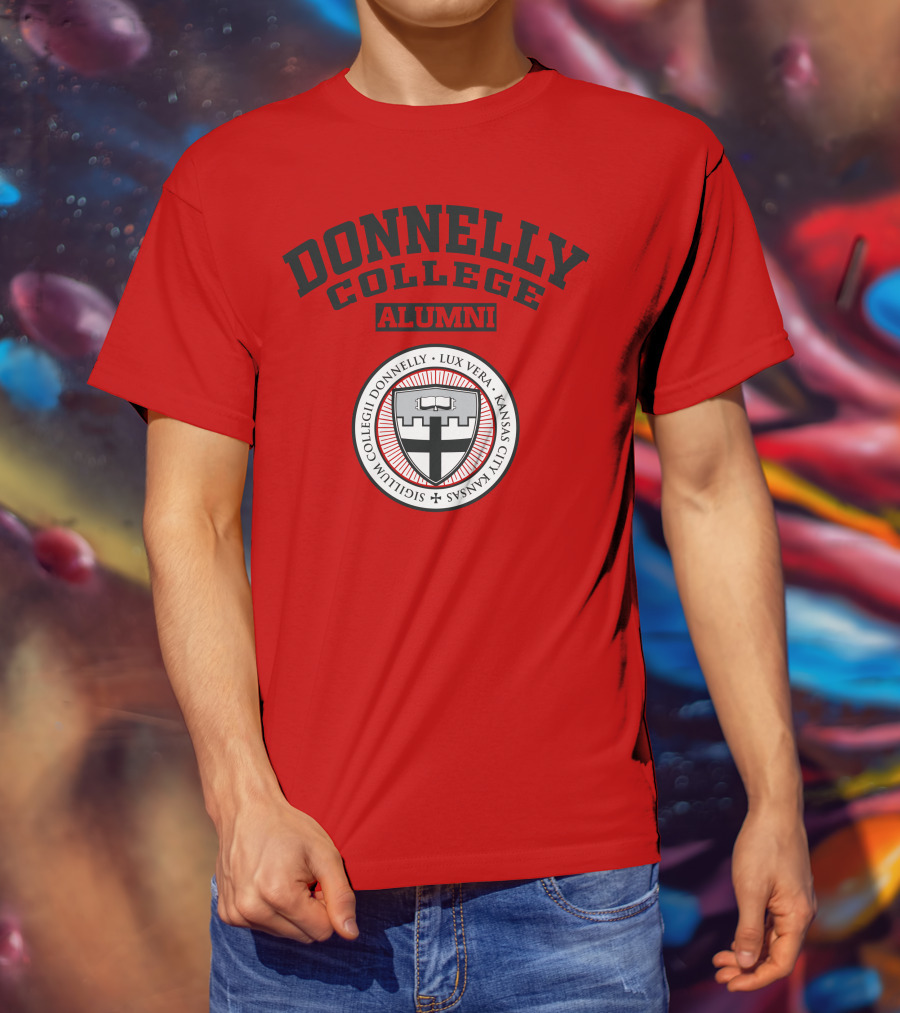 Donnelly College Alumni Lux Vera Seal Kansas City T-Shirt