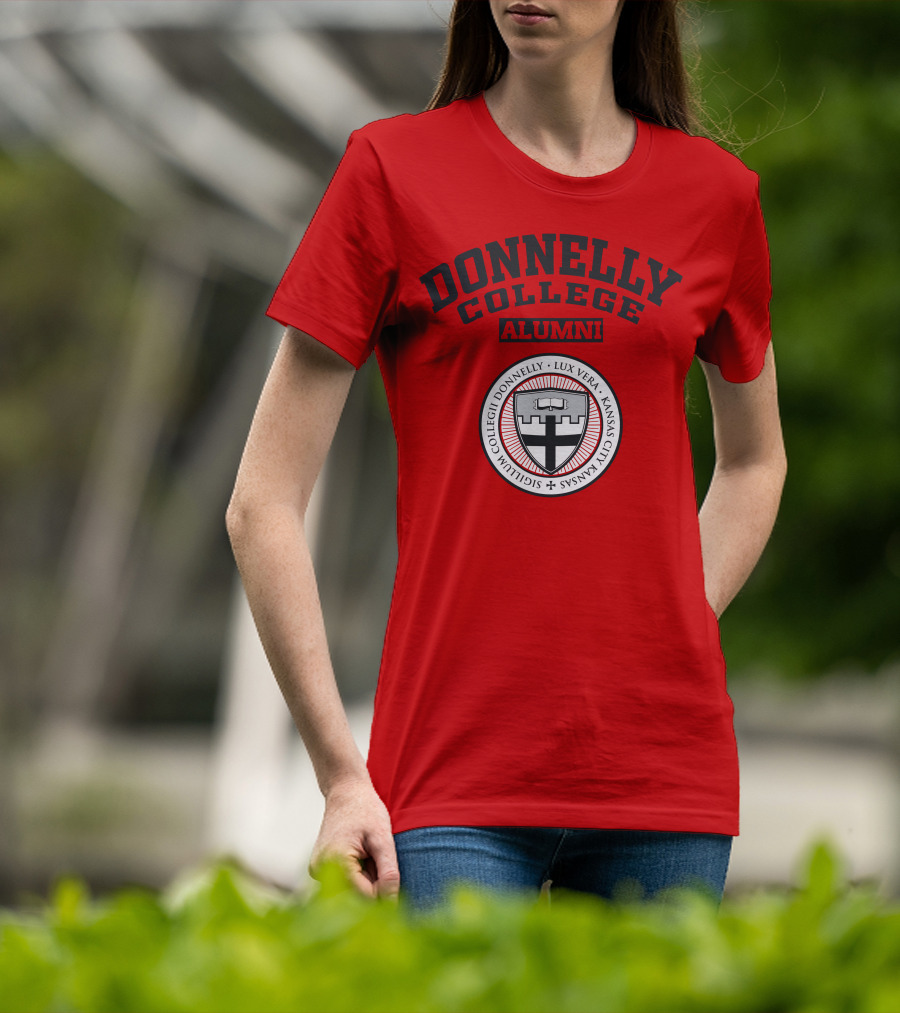 Donnelly College Alumni Lux Vera Seal Kansas City T-Shirt