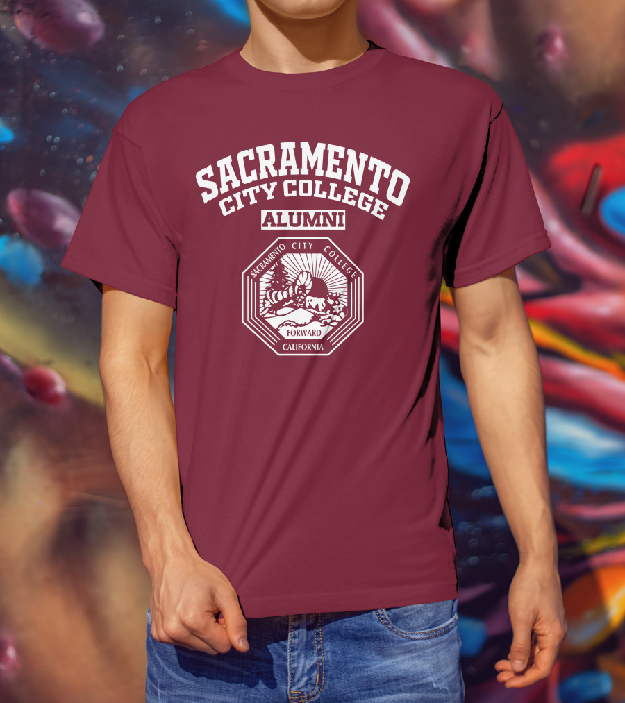 Sacramento City College Alumni Forward California T-Shirt