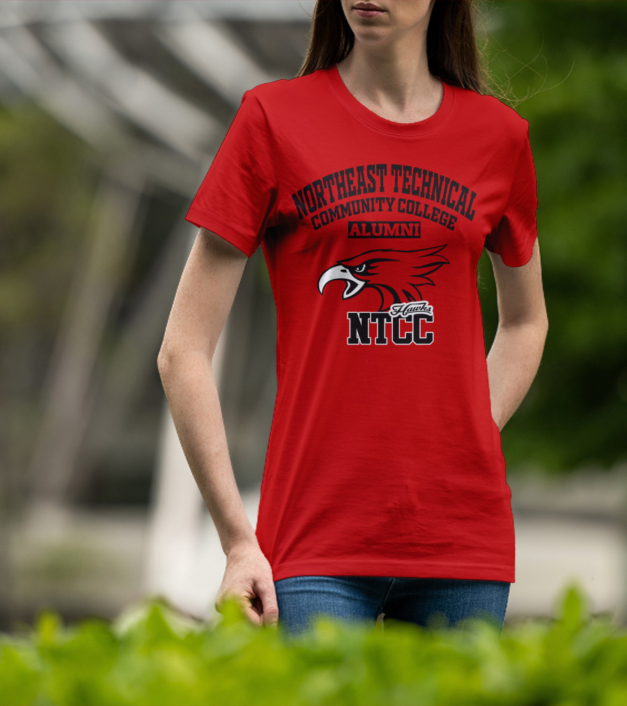 Northeast Technical Community College Alumni NTCC Hawks T-Shirt
