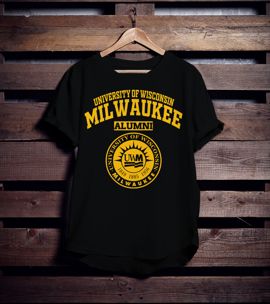 University Of Wisconsin Milwaukee Alumni UWM Seal 1849 1885 1956 T-Shirt