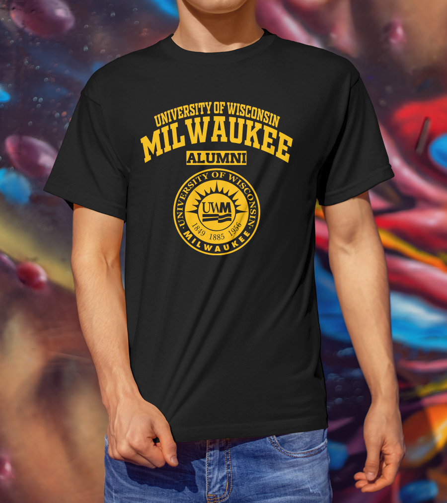 University Of Wisconsin Milwaukee Alumni UWM Seal 1849 1885 1956 T-Shirt