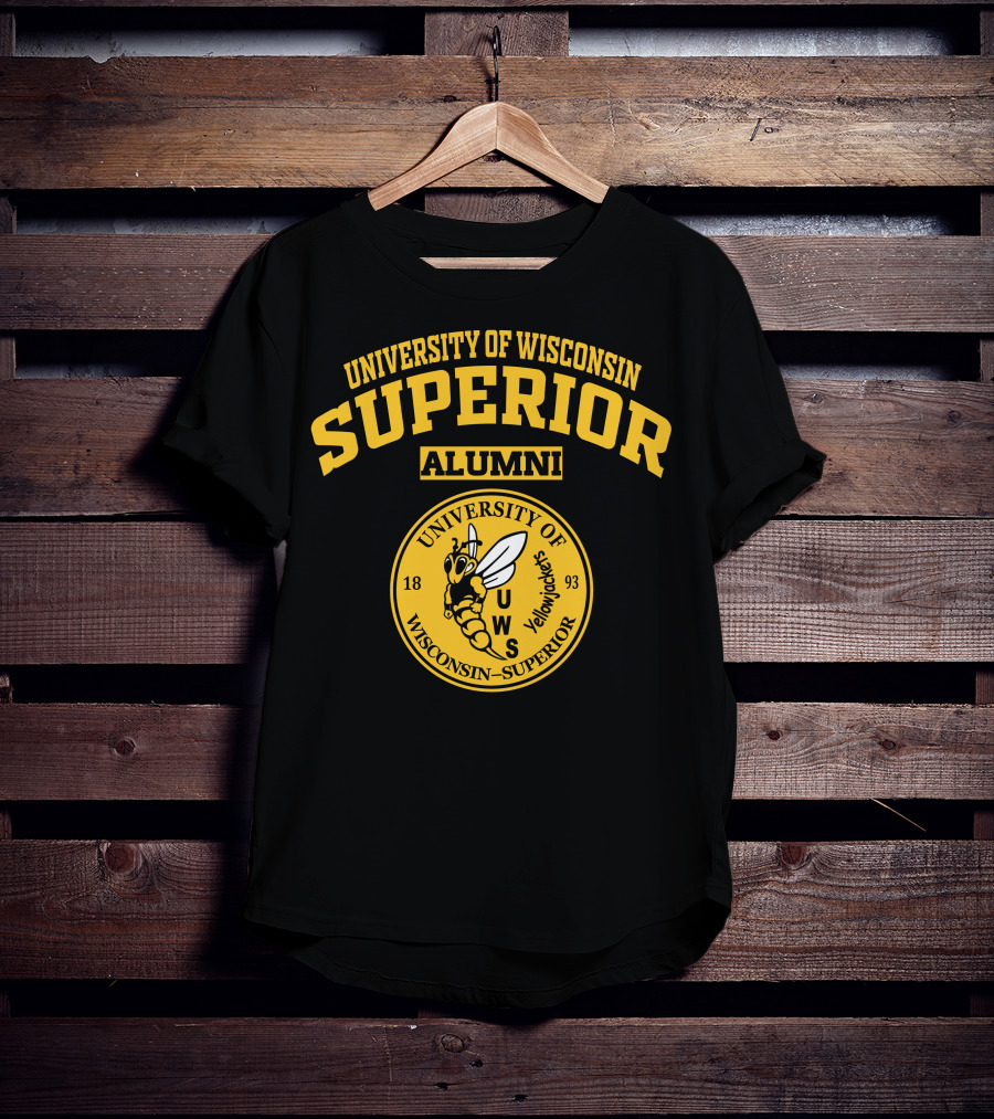 University Of Wisconsin Superior Alumni Uws Yellowjackets 1893 T-Shirt