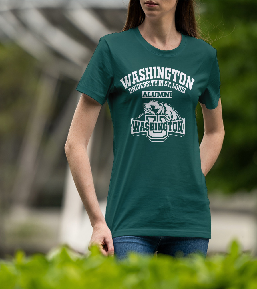Washington University In St. Louis Alumni Bear Washington U T-Shirt