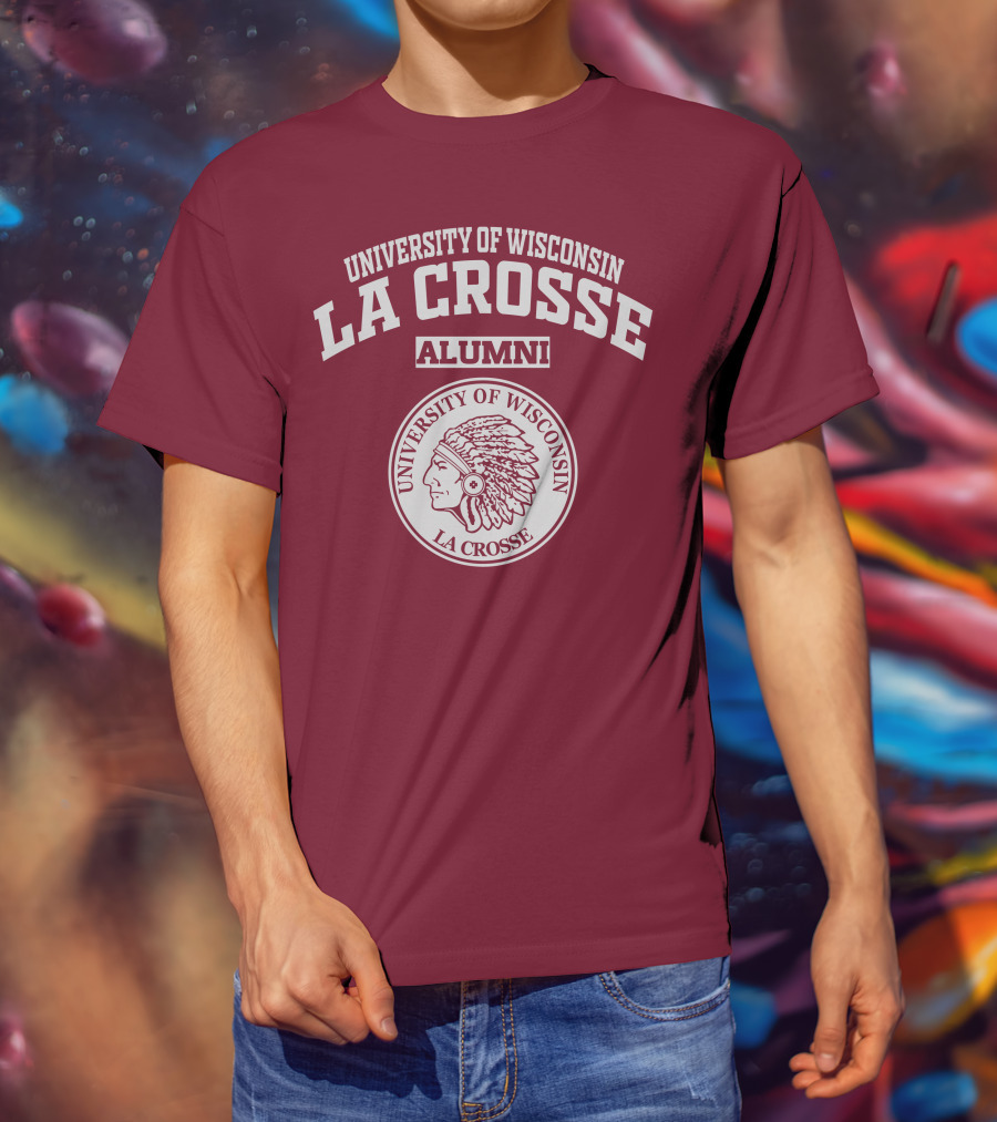 University Of Wisconsin La Crosse Alumni Indian Head T-Shirt