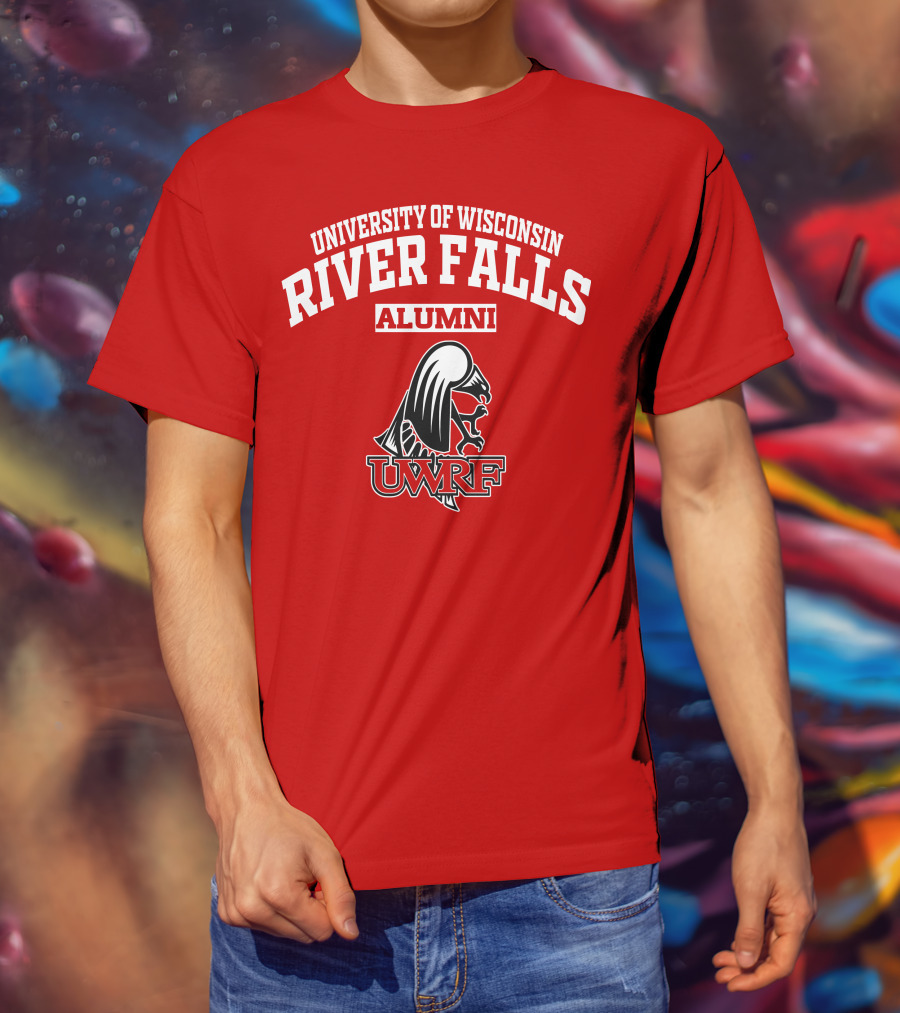 University Of Wisconsin River Falls Alumni UWRF Falcon T-Shirt
