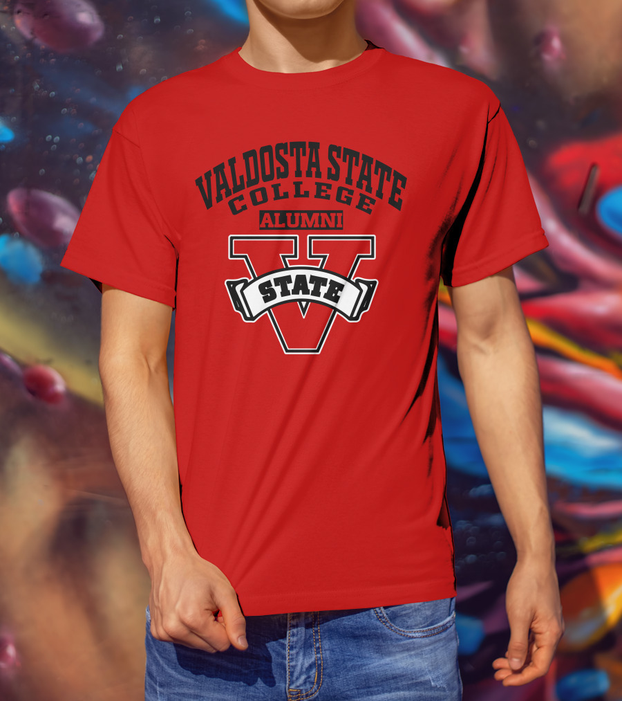 Valdosta State College Alumni V State T-Shirt