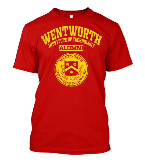 Wentworth Institute Of Technology Alumni Honesty Energy Economy System Crest T-Shirt