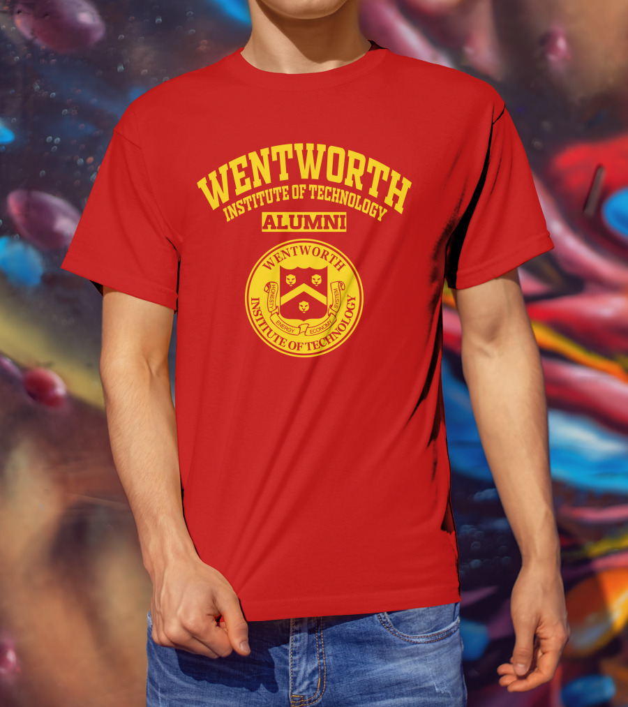 Wentworth Institute Of Technology Alumni Honesty Energy Economy System Crest T-Shirt