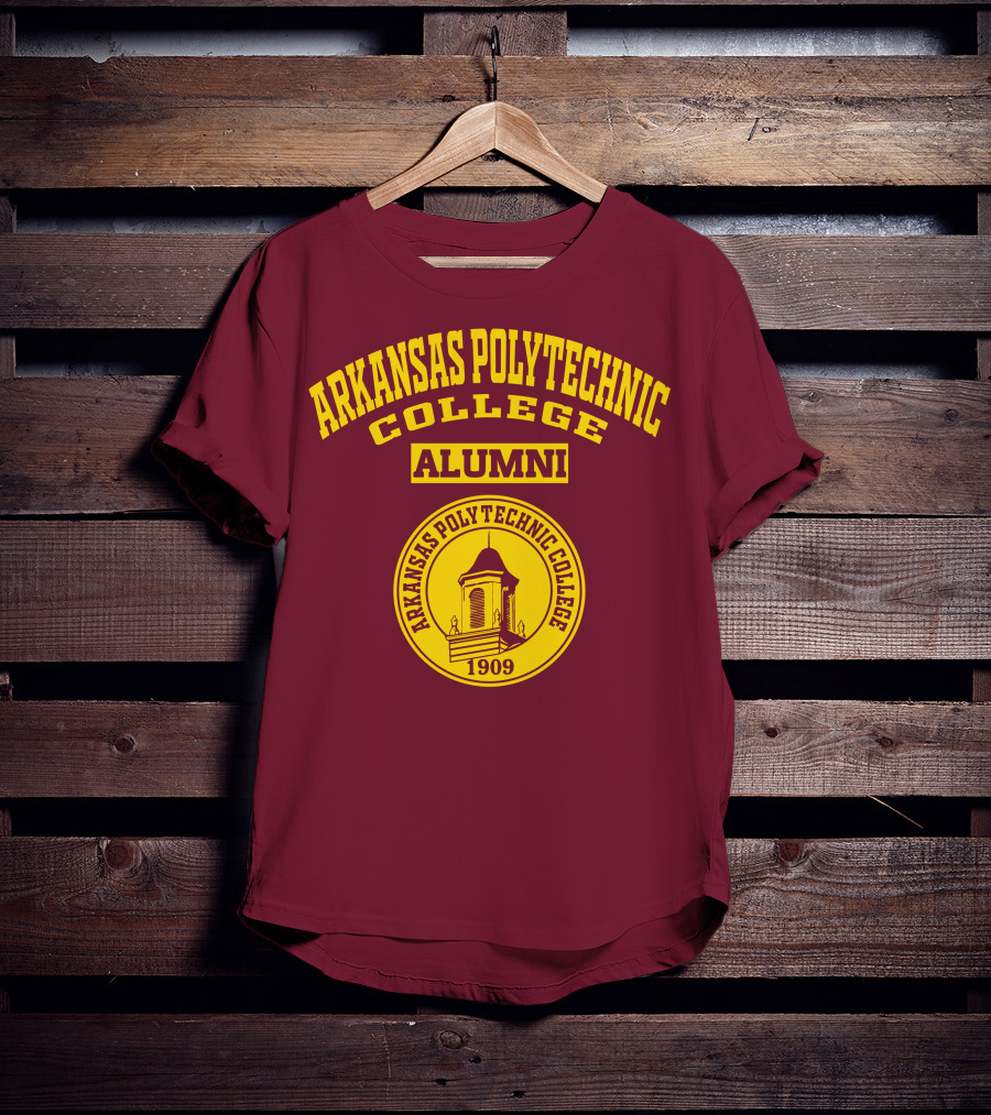 Arkansas Polytechnic College Alumni 1909 Emblem T-Shirt