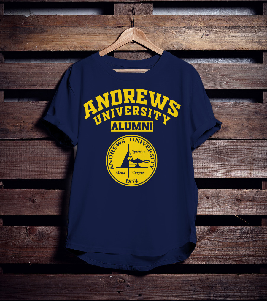 Andrews University Alumni Spiritus Mens Corpus 1874 T-Shirt