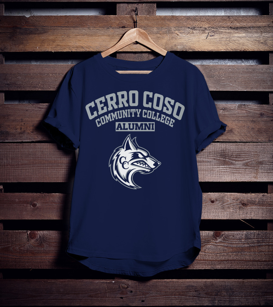 Cerro Coso Community College Alumni Wolf T-Shirt