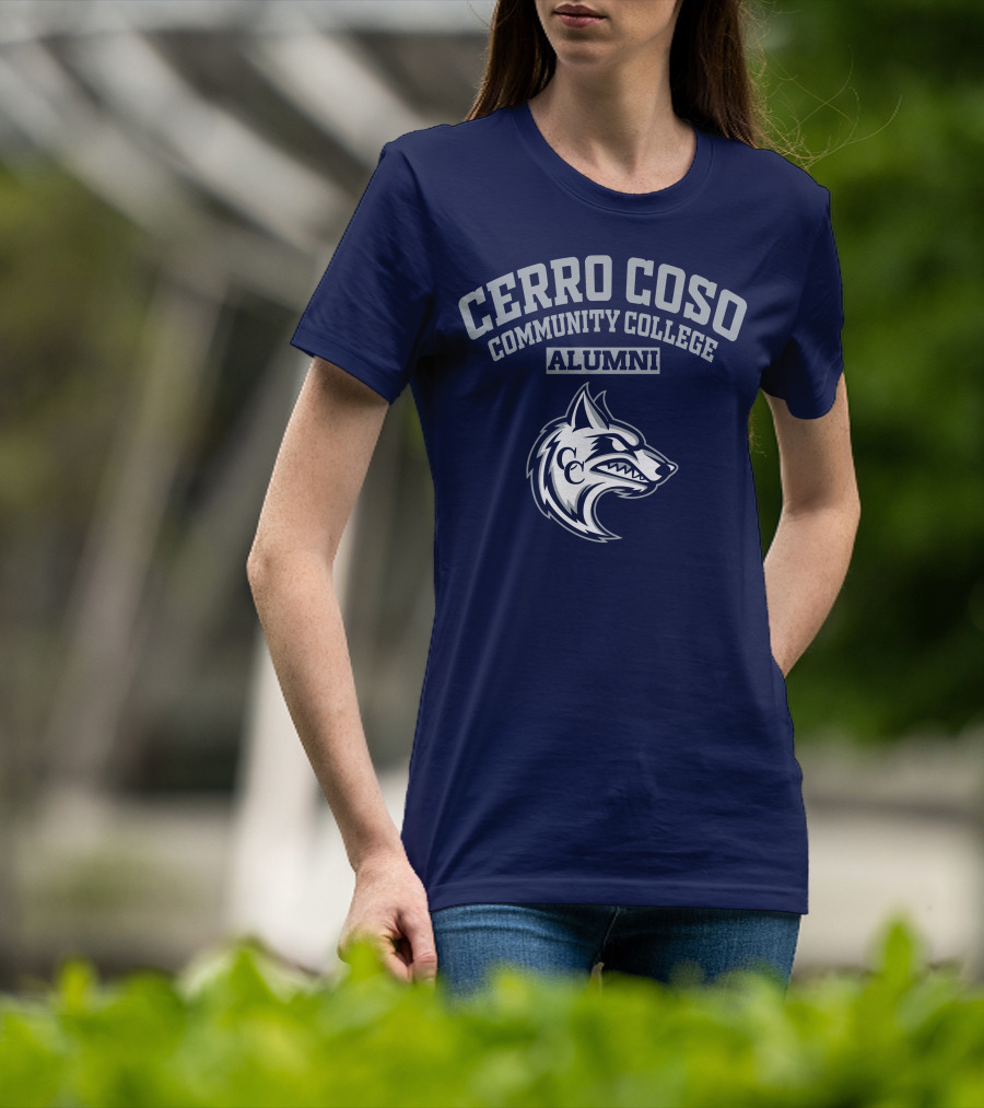 Cerro Coso Community College Alumni Wolf T-Shirt