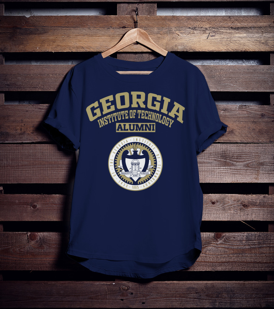 Georgia Institute Of Technology Alumni Seal Progress And Service T-Shirt